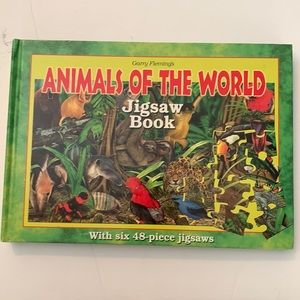 Gary Fleming’s animals of the world jigsaw book